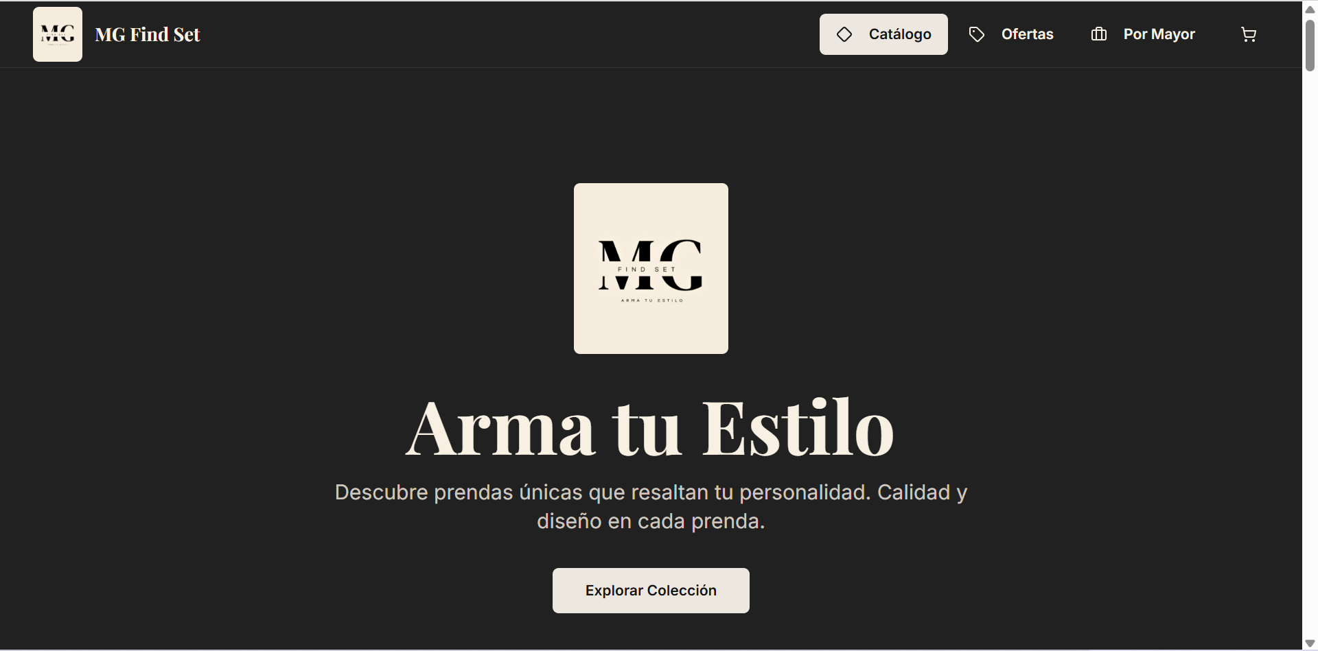 MG Find Set - E-commerce